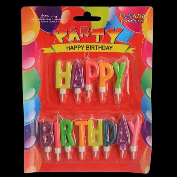 Happy Birthday Base Candles