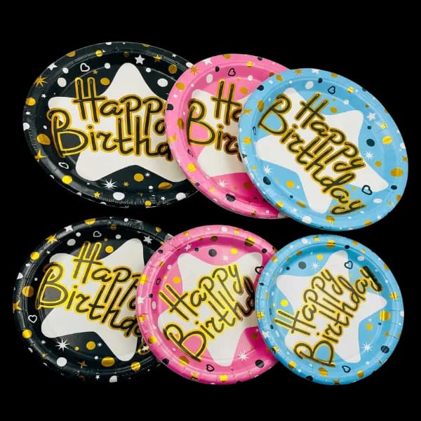 Luxury Happy Birthday Plate