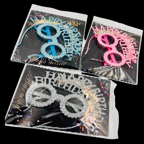 Party Hair Clip & Glasses Set