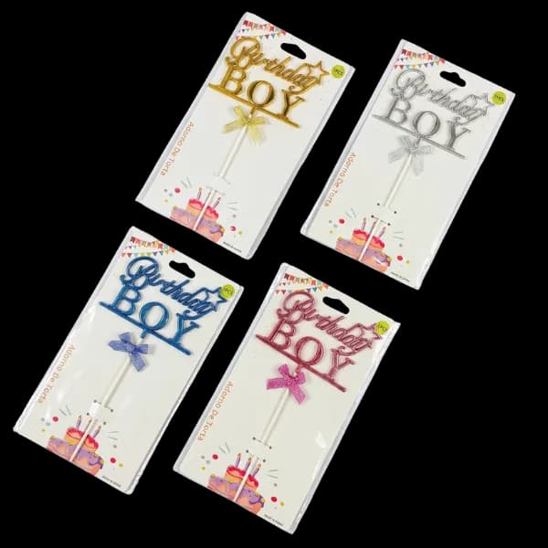 Boy Cake Topper