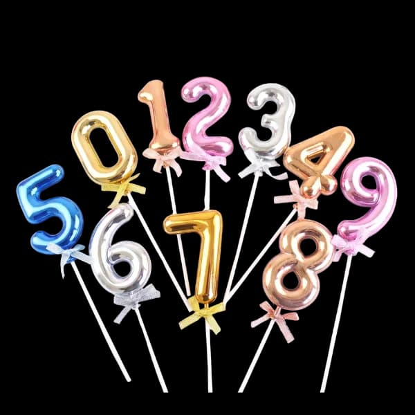 Number Cake Toppers