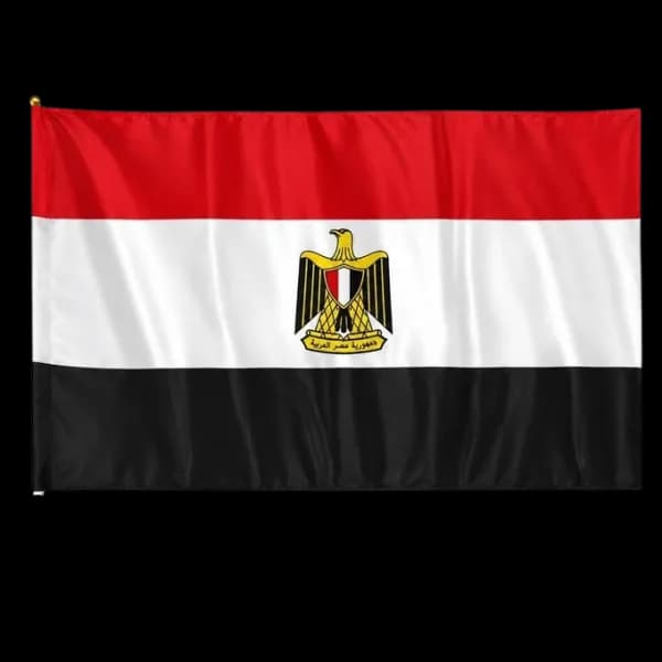 Egyptian Flag – 100 × 125 cm